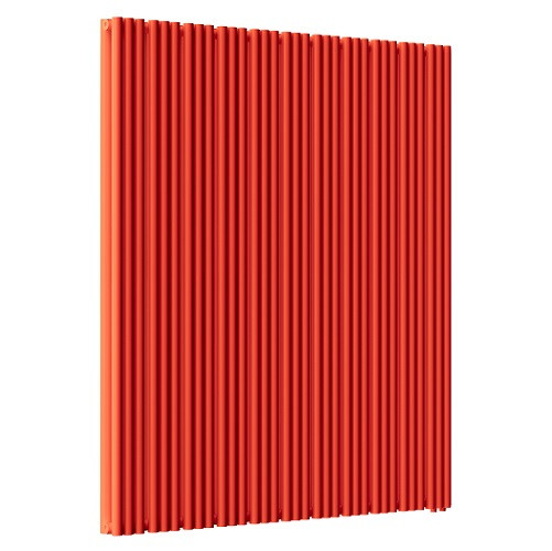 Стальной трубчатый радиатор отопления Empatiko Takt LR2-1312-2000 Scarlet Red 