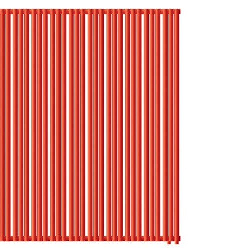 Стальной трубчатый радиатор отопления Empatiko Takt LR2-1312-2000 Scarlet Red 