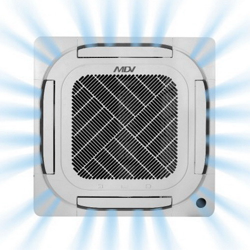 Кассетный инверторный кондиционер MDV MDCA4I-12HRFN8 / T-MBQ4-03E / MDOAG-12HDN8