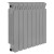 Биметаллический радиатор отопления Rifar Monolit 500 8 секций Титан