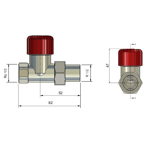 Комплект Vario Term ELEGANT проходной ELGS0224C/FP GW 1/2" х GZ 1/2" Чёрный матовый Комплект Vario Term ELEGANT проходной ELGS0224C/FP GW 1/2" х GZ 1/2" Чёрный матовый