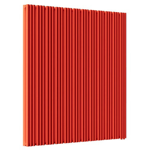 Стальной трубчатый радиатор отопления Empatiko Takt LR2-1552-2000 Scarlet Red