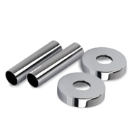 Комплект декоративных трубок SR Rubinetterie L.70 x D.18-20-1/2", хром