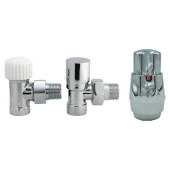 Комплект ​Vario Term ROYAL угловой ROGS0202CFK GW 1/2" х GZ 1/2" Хром