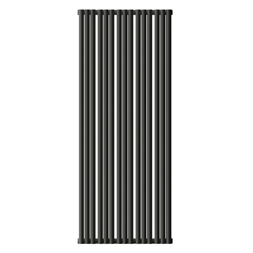Стальной трубчатый радиатор отопления Empatiko Takt S1-592-2000 Coal Black