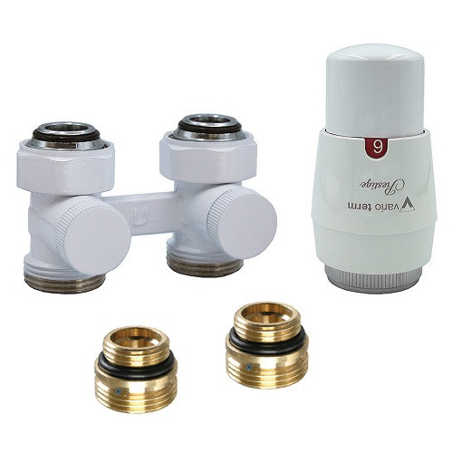 Комплект ​Vario Term PREMIUM ELEGANCKIE проходной EPRNYGS0206C/FP GW 3/4" х GZ 3/4" Белый
