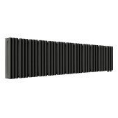 Стальной трубчатый радиатор отопления Empatiko Takt LR2-1552-200 Coal Black Стальной трубчатый радиатор отопления Empatiko Takt LR2-1552-200 Coal Black