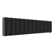 Стальной трубчатый радиатор отопления Empatiko Takt LR2-1672-200 Coal Black