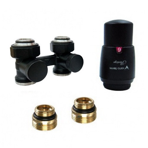 Комплект ​Vario Term PREMIUM ELEGANCKIE проходной EPRNYGS0224C/FP GW 3/4" х GZ 3/4" Чёрный матовый