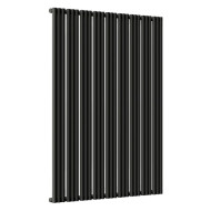 Стальной трубчатый радиатор отопления Empatiko Takt S1-1072-2000 Coal Black