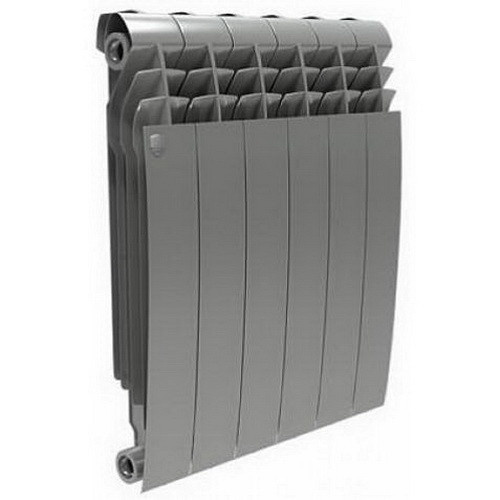 Биметаллический радиатор отопления Royal Thermo Biliner 500 Silver Satin 4 секции 