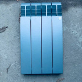 Биметаллический радиатор отопления Royal Thermo Biliner 500 Silver Satin 4 секции 