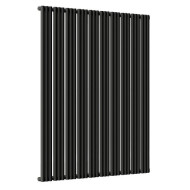 Стальной трубчатый радиатор отопления Empatiko Takt S1-1192-2000 Coal Black
