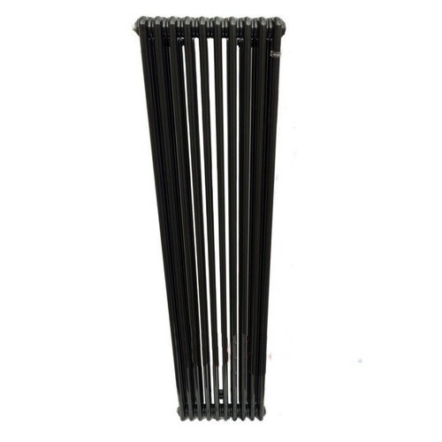 Стальной трубчатый радиатор отопления IRSAP TESI 21800 T30 6 секций, чёрный, RAL 9005