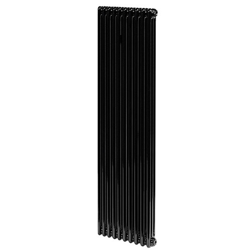 Стальной трубчатый радиатор отопления IRSAP TESI 21800 T30 6 секций, чёрный, RAL 9005