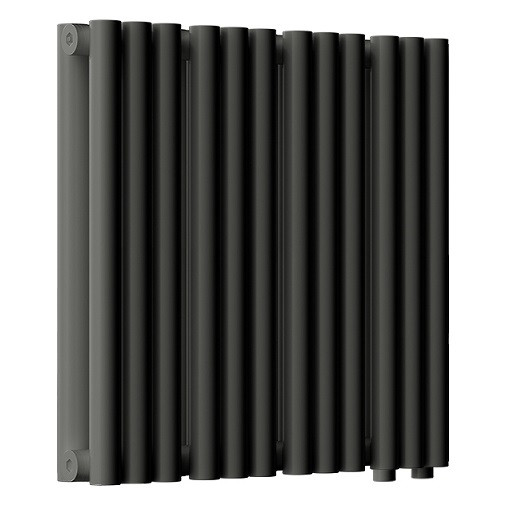 Стальной трубчатый радиатор отопления Empatiko Takt LR2-472-300 Coal Black