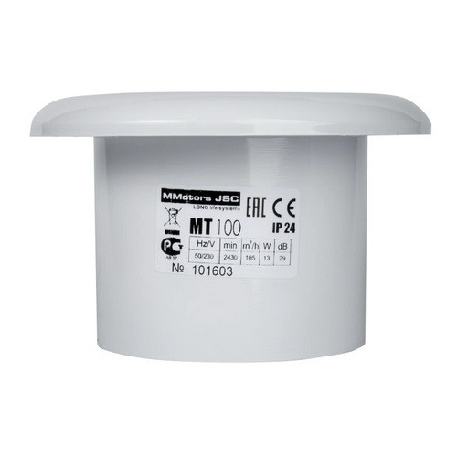 Бытовой вентилятор MMotors МТ 100 круглый, белый Бытовой вентилятор MMotors МТ 100 круглый, белый
