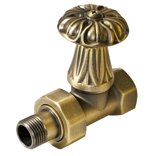 Вентиль декоративный прямой верхний RETROstyle латунный RS 220A 3/4"