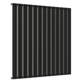 Стальной трубчатый радиатор отопления Empatiko Takt S1-1552-2000 Coal Black