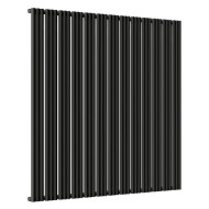 Стальной трубчатый радиатор отопления Empatiko Takt S1-1552-2000 Coal Black