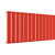 Стальной трубчатый радиатор отопления Empatiko Takt S1-1672-500 Scarlet Red