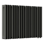 Стальной трубчатый радиатор отопления Empatiko Takt LR2-712-300 Coal Black Стальной трубчатый радиатор отопления Empatiko Takt LR2-712-300 Coal Black