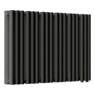 Стальной трубчатый радиатор отопления Empatiko Takt LR2-712-300 Coal Black