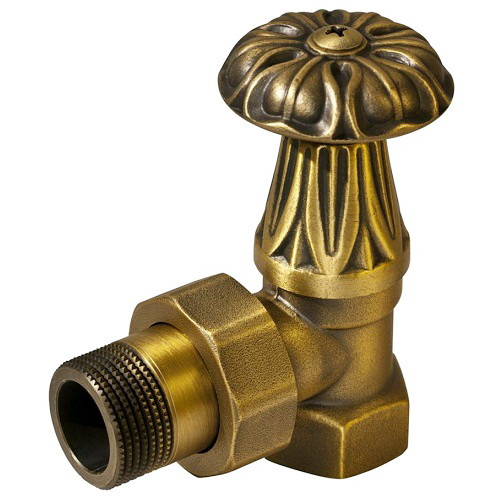 Вентиль декоративный угловой верхний RETROstyle латунный RS 217A 3/4"