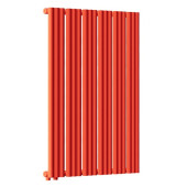 Стальной трубчатый радиатор отопления Empatiko Takt L1-712-1750 Scarlet Red