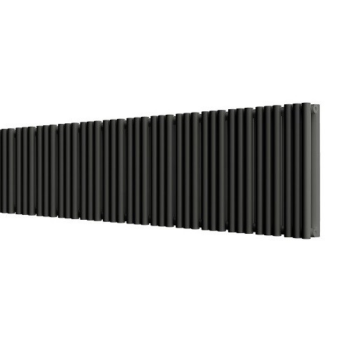 Стальной трубчатый радиатор отопления Empatiko Takt S2-1912-300 Coal Black 