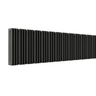 Стальной трубчатый радиатор отопления Empatiko Takt S2-1912-300 Coal Black 