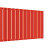 Стальной трубчатый радиатор отопления Empatiko Takt R1-1672-500 Scarlet Red