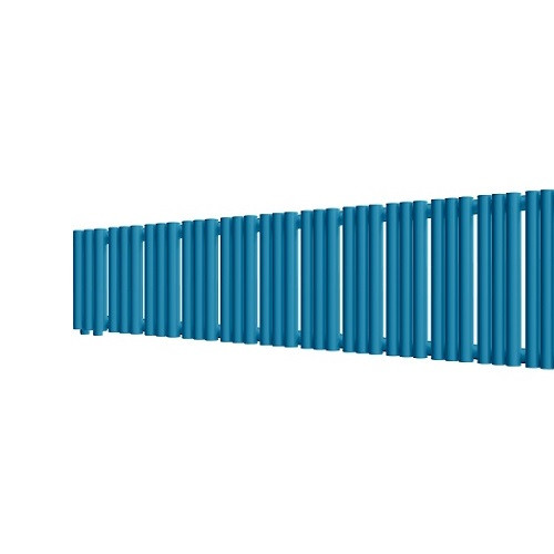 Стальной трубчатый радиатор отопления Empatiko Takt L1-1552-200 Evening Blue