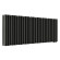 Стальной трубчатый радиатор отопления Empatiko Takt LR2-1072-300 Coal Black Стальной трубчатый радиатор отопления Empatiko Takt LR2-1072-300 Coal Black