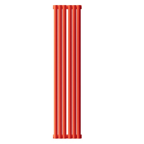 Стальной трубчатый радиатор отопления Empatiko Takt S1-232-1750 Scarlet Red