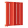 Стальной трубчатый радиатор отопления Empatiko Takt L1-592-500 Scarlet Red