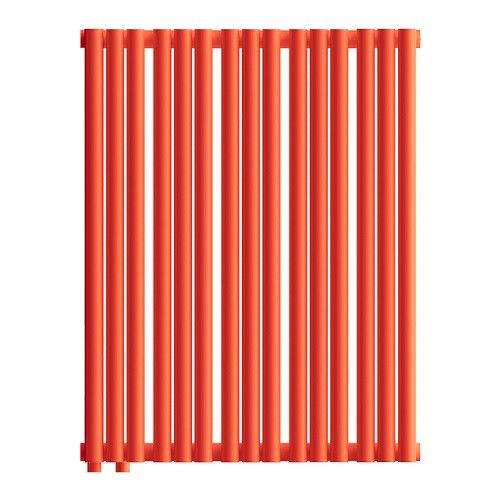 Стальной трубчатый радиатор отопления Empatiko Takt L1-592-500 Scarlet Red