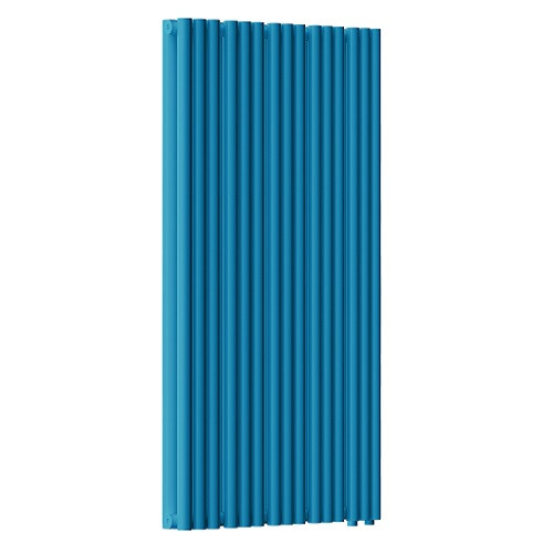 Стальной трубчатый радиатор отопления Empatiko Takt LR2-592-1750 Evening Blue