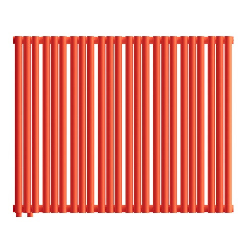 Стальной трубчатый радиатор отопления Empatiko Takt L1-952-500 Scarlet Red Стальной трубчатый радиатор отопления Empatiko Takt L1-952-500 Scarlet Red