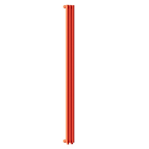 Стальной трубчатый радиатор отопления Empatiko Takt R1-112-2000 Scarlet Red