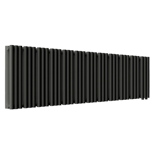 Стальной трубчатый радиатор отопления Empatiko Takt LR2-1792-300 Coal Black