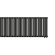 Стальной трубчатый радиатор отопления Empatiko Takt LR2-1792-300 Coal Black