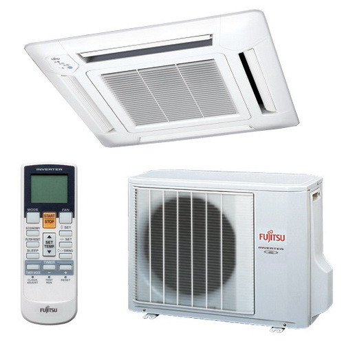 Кассетный инверторный кондиционер Fujitsu AUYG14LVLB/UTGUFYDW/AOYG14LALL
