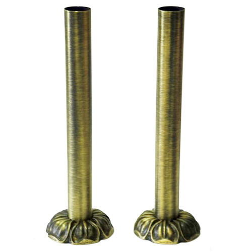 Комплект декоративных трубок и розеток D18/L160 мм RETROstyle латунь retro Комплект декоративных трубок и розеток D18/L160 мм RETROstyle латунь retro