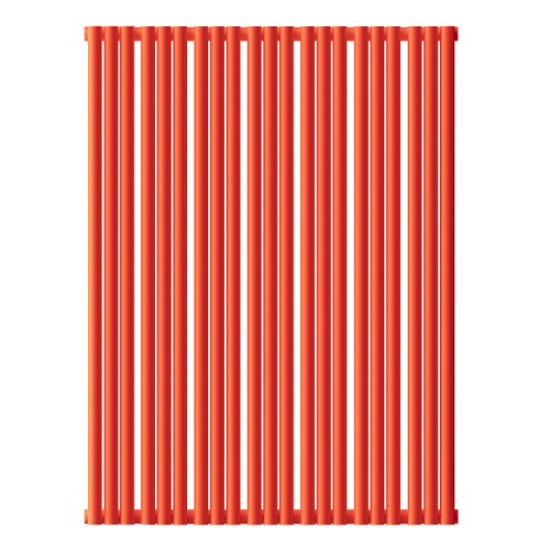 Стальной трубчатый радиатор отопления Empatiko Takt S1-832-1750 Scarlet Red