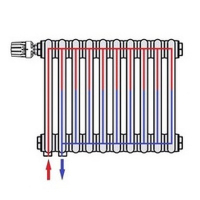 Нижнее подключение